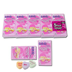 Brach's Tiny Conversation Hearts 5 Packs - Sweets and Geeks