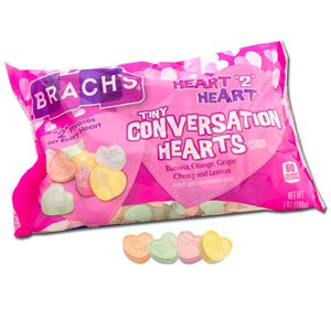 Brach's Tiny Heart to Heart Conversation Hearts 7oz - Sweets and Geeks