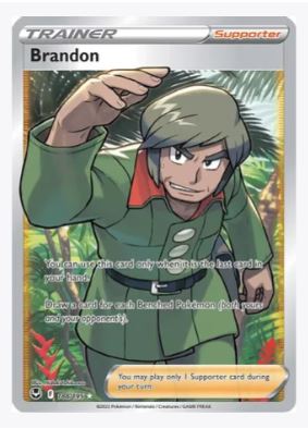 Brandon (Full Art) SWSH12: Silver Tempest # 188/195 - Sweets and Geeks