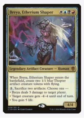 Breya, Etherium Shaper - Commander 2016 - #029/351 - Sweets and Geeks
