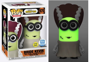 Funko Pop! Movies: Minions - Bride Kevin (Glow in Dark) (Funko Shop) #970 - Sweets and Geeks