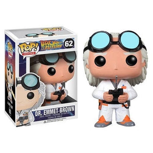 (DAMAGED BOX) Funko Pop! Back to the Future - Dr. Emmett Brown #62 - Sweets and Geeks