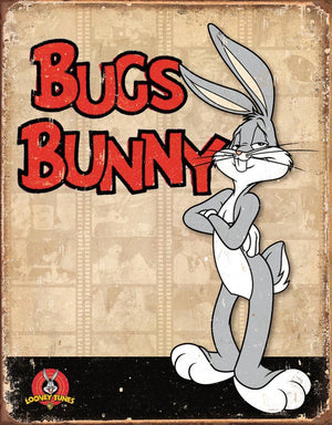 Bugs Bunny Retro Panels - Tin Sign - Sweets and Geeks