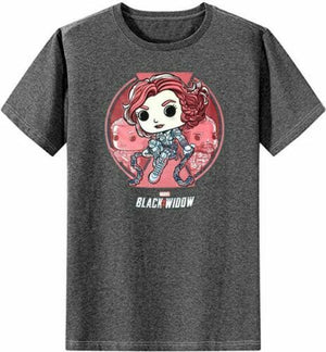 Funko Pop! Tees: Black Widow (L) - Sweets and Geeks