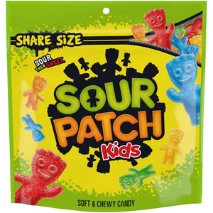 SOUR PATCH KIDS Soft & Chewy Candy, Share Size, 12 oz - Sweets and Geeks