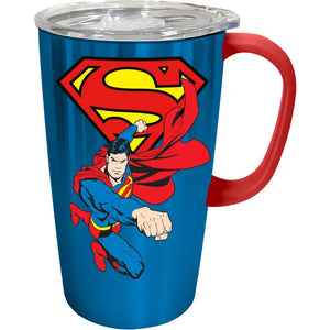 Superman Stainless Steel Travel Mug - Sweets and Geeks