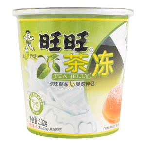 Want Want Instant Green Tea Jelly - Chinese Dessert 4.65oz - Sweets and Geeks
