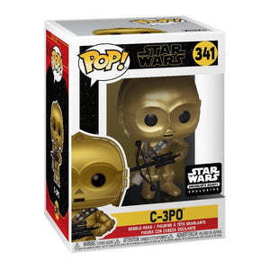 Funko Pop Movies: Star Wars - C-3PO (Rise of Skywalker) (with Bowcaster) (Smuggler's Bounty) #341 - Sweets and Geeks