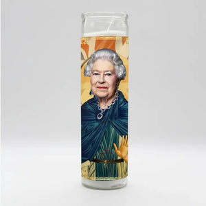 Queen Elizabeth II Candle - Sweets and Geeks
