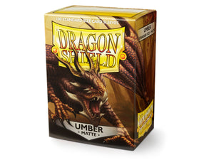 Dragon Shield Matte Sleeves 100ct - Umber - Sweets and Geeks