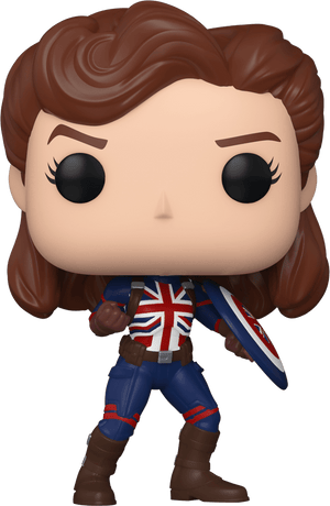 Funko Pop! Marvel What If? - Captain Carter (Gamestop Exclusive) #875 - Sweets and Geeks