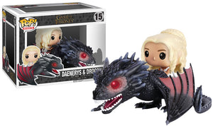Funko Pop Rides: Game of Thrones - Daenerys & Drogon #15 - Sweets and Geeks