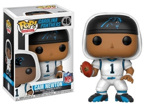 Funko Pop! Carolina Panthers - Cam Newton (White Color Rush) #46 - Sweets and Geeks