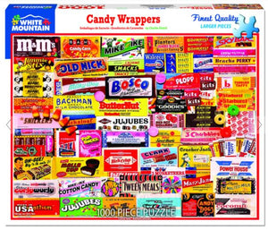 Candy Wrappers 1000 Piece Jigsaw Puzzle - Sweets and Geeks