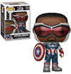Funko POP! Marvel: The Falcon & Winter Soldier - Captain America (Sam Wilson) #814 - Sweets and Geeks