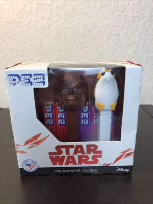 Star Wars PEZ 2-Pack (Chewbacca and Poag) - Sweets and Geeks