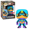Funko Pop! Marvel - Captain America (Black Light Series) (Target Exclusive) #648 - Sweets and Geeks