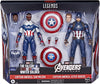 Hasbro Marvel Legends Series Captain America 2-Pack Steve Rogers and Sam Wilson MCU 6-Inch Figures, 7 Accessories - Sweets and Geeks