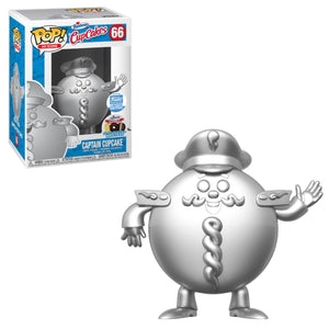 Funko Pop! Ad Icons: Hostess Cupcakes - Captain Cupcake (Platinum) [Funko LE] #66 - Sweets and Geeks