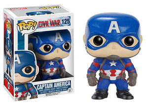 Funko Pop!: Marvel Captain America: Civil War - Captain America #125 - Sweets and Geeks