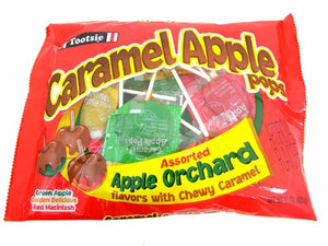 Caramel Apple Lollipops Assorted Flavors 24ct - Sweets and Geeks