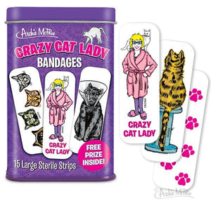 Crazy Cat Lady Bandages - Sweets and Geeks