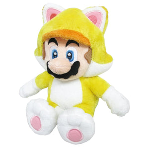 Little Buddy Super Mario 3D World Series Neko Cat Mario Plush 10" - Sweets and Geeks