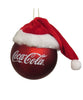Coca-Cola Ball with Hat Ornament - Sweets and Geeks