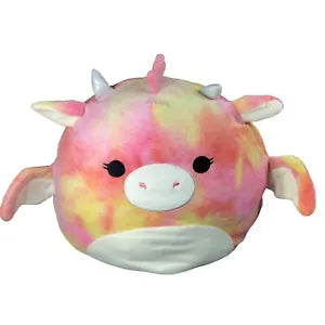 Squishmallow - Celestina the Pink Tie Dye Dragon 16" - Sweets and Geeks