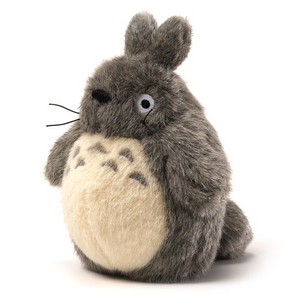 My Neighbor Totoro: 7" Grey Fluffy Big Totoro Plush - Sweets and Geeks