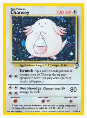 Chansey Base Set 2	# 003/130 - Sweets and Geeks