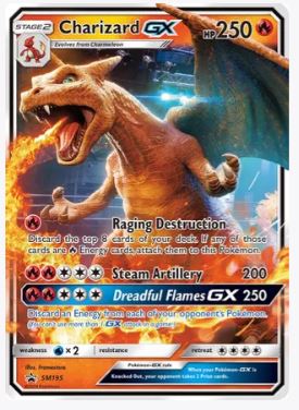 Charizard GX - SM195 SM Promos	# SM195 - Sweets and Geeks