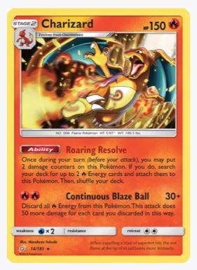 Charizard SM - Team Up	# 14/181 - Sweets and Geeks