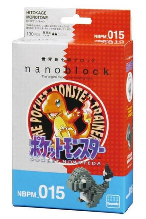 Kawada NBPM-015 nanoblock Pokemon Charmander (Hitokage) MonotOne - Sweets and Geeks