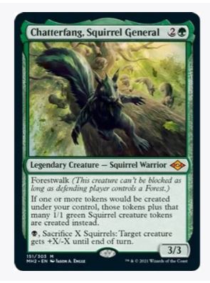 Chatterfang, Squirrel General - Modern Horizons 2 - # 151/303 - Sweets and Geeks