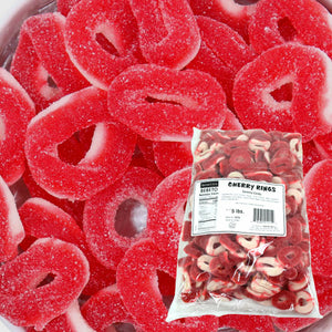 Cherry Gummi Rings 5lb - Sweets and Geeks