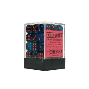 Chessex Gemini 12mm D6 Dice Block (36 Dice) - Sweets and Geeks