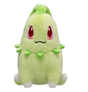 Chikorita Japanese Pokémon Center Fit Plush - Sweets and Geeks