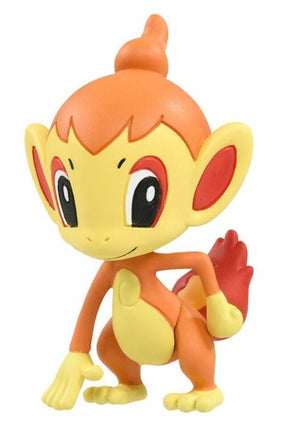 Takara Tomy Pokemon Collection MS-54 Moncolle Chimchar 2" Japanese Action Figure - Sweets and Geeks