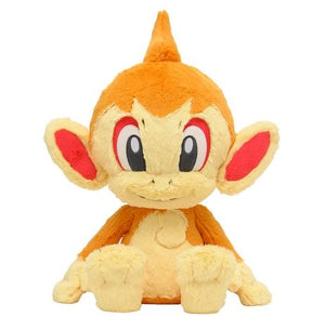 Chimchar Japanese Pokémon Center Fluffy Hugging Plush - Sweets and Geeks