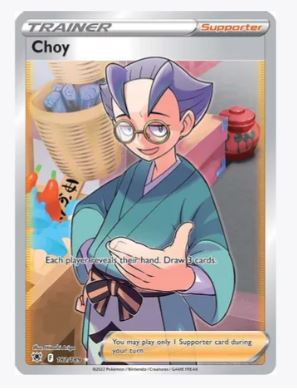 Choy (Full Art) SWSH10: Astral Radiance # 182/189 - Sweets and Geeks