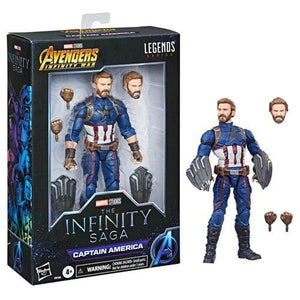 Hasbro Marvel Legends Avengers Infinity War Infinity Saga - Captain America 6 Inch Action Figure - Sweets and Geeks
