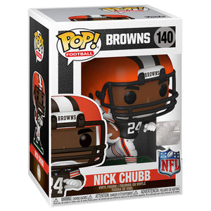 Funko POP NFL: Browns - Nick Chubb #140 (Item #50099) - Sweets and Geeks