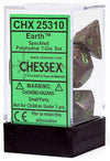 Speckled Polyhedral Dice Block (7 Dice) - Sweets and Geeks