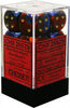 Chessex Gemini 16mm D6 Dice Block (12 Dice) - Sweets and Geeks