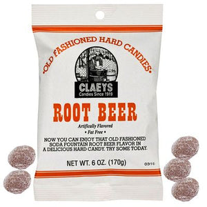 Claey's Natural Old Fashion Hard Candies 6oz Bag - Sweets and Geeks