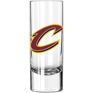 Cleveland Cavaliers 2oz. Clear Logo Shot Glass - Sweets and Geeks