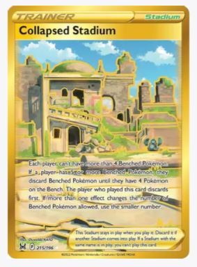 Collapsed Stadium (Secret) SWSH11: Lost Origin # 215/196 - Sweets and Geeks