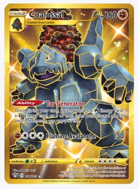 Coalossal (Secret) SWSH03: Darkness Ablaze # 198/189 - Sweets and Geeks