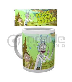 Rick & Morty Mug – Peace - Sweets and Geeks